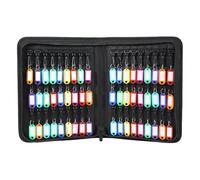 Portachiavi - Custodia portatile impermeabile | Borsa organizer con cerniera per 54 chiavi - per ufficio, casa, ingresso, hotel, padrone di casa, banchiere, autonoleggio