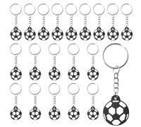 Portachiavi Da Calcio 20 Pezzi, Portachiavi Da Calcio, Mini Portachiavi Da Calcio, Pendenti Con Portachiavi Da Calcio Sportivo