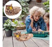 Portachiavi da esterno, sicuro, dall'aspetto falso, portachiavi di ricambio,