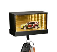 Portachiavi da Garage,Con Luce LED E Decorazione Per Corridoio A Effetto Infinito - Ganci Per Appendere Chiavi Da Garage | Per Ingresso Porta D'Ingresso Corridoio Appartamento Ufficio Cucina Camera Am