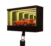 Portachiavi da garage per auto | Con portachiavi a LED - Supporto per chiavi auto - Per la cassetta delle lettere la porta 'appartamento ingresso ufficio casa