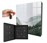 Portachiavi da muro 30x30 cm Monti dell'Arcobaleno Porta Sinistra Nero