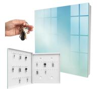 Portachiavi da muro 30x30 cm Sogno celeste Porta Sinistra Bianco