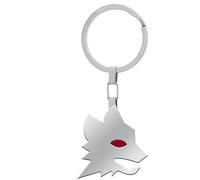 Portachiavi da unisex della squadra As Roma della collezione Roma - Gioielli Squadre. Portachiavi in acciaio. Dimensione ciondolo: 30 mm circa. La referenza è B-RP001XAR
