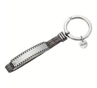 Portachiavi da Uomo Liu Jo MLJ376 in Acciaio e Pelle colore Grigio