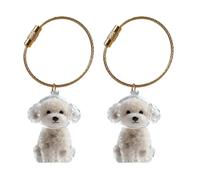 Portachiavi da viaggio in miniatura per animali domestici, per cani, gatti e altri ricordi per animali domestici, espositore per capelli, B, Taglia unica