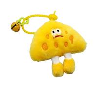 Portachiavi del cibo - a forma di formaggio, ciondolo a campana morbido, mini giocattolo, souvenir prezioso, portachiavi carino e divertente per bambini, borsa per telefono, a