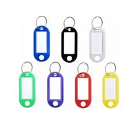 Portachiavi di colori assortiti, etichette identificative in plastica con codice, compatibili con organizer per chiavi di hotel, 70 etichett