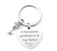 Portachiavi Di Coppia, Regali San Valentino Per Lei, Regali Per Lui San Valentino, Regalo Uomo San Valentino, Idee Regalo San Valentino Donna, San Valentino Regali-Il Mio Posto Preferito è Al Tuo
