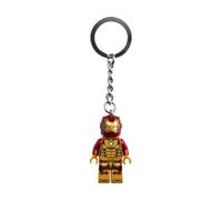 LEGO 854240 - Portachiavi Super Heroes Iron Man, lunghezza 9 cm, colore: Oro, gold, Der Iron Man Schlüsselanhänger ist 9 cm lang.