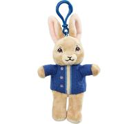 Portachiavi di peluche Coniglietto PETER con giubbino blu 13 cm