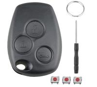 Portachiavi di ricambio per chiave Dacia a 3 pulsanti, per Renaul-t, Clio, Kangoo, Master, Modus, Trafic, Movano, Duster, Dokker, Logan, Sandero, adatto per Opel Movano Vivaro