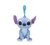 PORTACHIAVI DI STITCH CON CLIP PER BORSA IN PELUCHE LILO & STITCH MISURA 11,5 CM