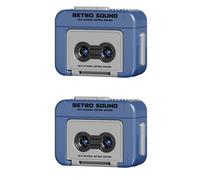 Portachiavi Divertenti, 2 Pezzi Stranger Gadget Things, Mini Registratore A Cassette, Retro Sound Keychain, Retro Tape Recorder Keychain, Decorazione Regali, Tastiera Retrò Con Music, Può Giocare