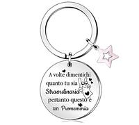 Portachiavi Donna Apprezzare Compleanno Regalo Laurea Ispiratore Ricordo Sorella Nipote Cugina Amica Collega Regali A Volte Dimentichi Quanto Tu Sia Straordinaria Pertanto Questo è Un Promemoria