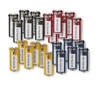 Portachiavi Durable Key Clip conf. 24 pz colori assortiti 1949-27