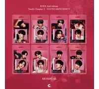 Portachiavi EPEX 2° album YOUTH CHAPTER 2 DEFICIENCY Ver. QR Card + Ballchain...