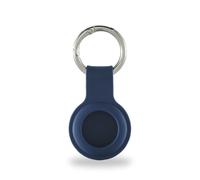 Hama Portachiavi Apple AirTag (custodia per AirTag, custodia protettiva, ciondolo, in silicone, con moschettone, custodia antigraffio, per il fissaggio a portachiavi, valigia, zaini, ecc.) blu