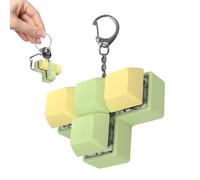 Portachiavi Fidget con tastiera - Interruttore meccanico a chiave, portachiavi antistress | giocattolo Fidget portatile con tastiera, suono tattile di soddisfacente, gadget divertente per l'