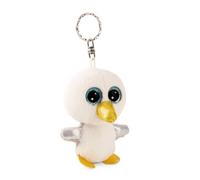 Portachiavi GLUBSCHIS Gabbiano Gullbert 9cm - bianco - Compagno di peluche per zaino o borsa, charm coccola con anello metallico per portachiavi | 61841