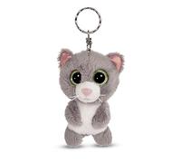 NICI Herz Portachiavi GLUBSCHIS Gatto Felinja Grigio 9cm Green, Tinta Unita, Colore, 9 cm, 48692
