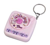 Portachiavi Grammofono - Mini ciondolo musicale retrò, giocattolo per pianoforte, compatto, decorazione creativa vintage | bambini, adolescenti, adulti,