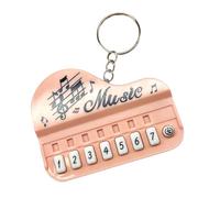 Portachiavi grande a forma di pianoforte, giocattolo con tasti multicolori | Design compatto, strumento musicale con luce LED, giocattolo per lo sviluppo della prima infanzia, per ragazzi e ragazze