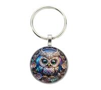 Portachiavi Gufo Donna Elegante Anello Portachiavi Per Auto Con Charm