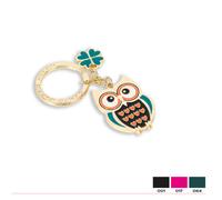 PORTACHIAVI GUFO - VERDE PETROLIO - CAMPO MARZIO