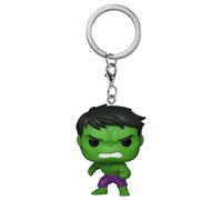 Funko Pop! Keychain: Marvel NC - Hulk - Marvel Comics - Fumetti Marvel - Mini Figura in Vinile da Collezione Novità Portachiavi - Riempitivi per Calze - Idea Regalo - Merchandising Ufficiale