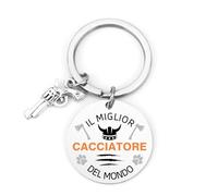 Portachiavi Idee Regali per Cacciatori Uomo Donna Accessori per La Caccia Regalo Famiglia Gadget Regali Motivazionali Divertenti Compleanno Anniversario Pensione Amicizia per Collega Amica Originale