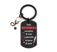 Portachiavi Idee Regali per Infermiere Infermiera Donna Uomo Accessori