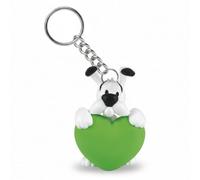 Portachiavi Idefix con Cuore Verde