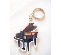 Portachiavi in acrilico forma Pianoforte a coda