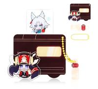Portachiavi in acrilico Honkai Star Rail, design del personaggio a pop-up, ideale per fan e collezionisti (Feixiao)