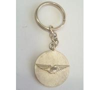 PORTACHIAVI in Argento 925 con l' AQUILA dell' AERONAUTICA - brisè - chiavi -