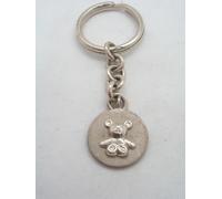 Portachiavi in Argento 925 con ORSETTO - orso - orsacchiotto- peluches- cucciolo