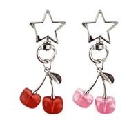 Portachiavi In Ciliegia Da 2 Pezzi, Portachiavi Carini, Portachiavi Creativi, Portachiavi Da Donna, Portachiavi Decorativi, Portachiavi Per Auto