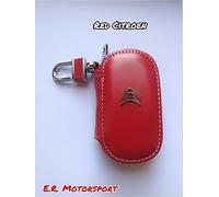 Portachiavi in ecopelle ROSSO con logo Citroen