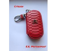 Portachiavi in ecopelle Rosso contenitivo CITROEN