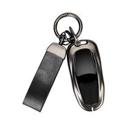 Portachiavi In lega Di Zinco Per Auto Per Tesla Per Modello 3 S Y Custodia Per Chiavi Accessori Guscio Chiave(Champagne)