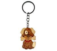 Portachiavi in legno a forma di cane con osso di 2Kids Toys