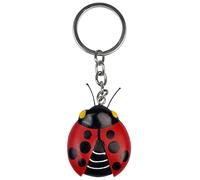 Portachiavi in legno Coccinella