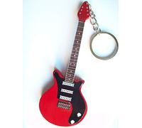 Portachiavi in Legno Forma Chitarra - Queen - Brian May - Red Special