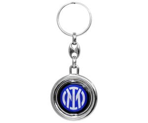 Portachiavi in metallo compatibile con Inter