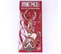 Portachiavi in metallo Rufy One Piece Weekly Jump Special Benefits dal Giappo...
