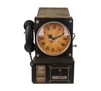 Out of the blue Portachiavi in Metallo, Telefono con Orologio, Multicolor, ca. 26 x 35,5 cm