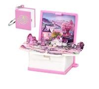 Portachiavi in miniatura a forma di libro, portachiavi a forma di libro, mini giocattoli pop-uppp | portachiavi per chiavi di auto, mini giocattoli, giocattolo antistress per zaino