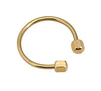 Portachiavi in ottone portatile Anelli a vite Semplice Moschettone Auto Fibbia Clip Titolari Per Gli Uomini Donne Anelli A Vite Per Le Donne