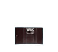 Portachiavi in pelle con 6 ganci B2 - Tabella Colori: Marrone Scuro